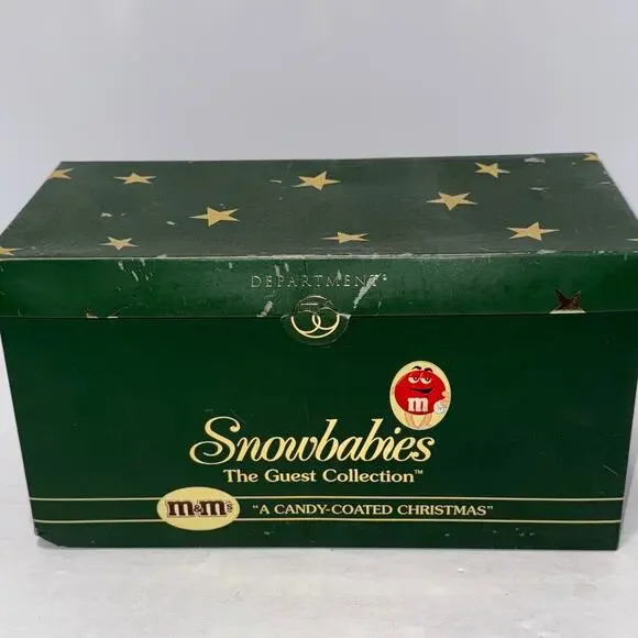 Department 56 Snowbabies M&M's "A Candy-Coated Christmas" - The Guest Collection - Picture 2 of 11